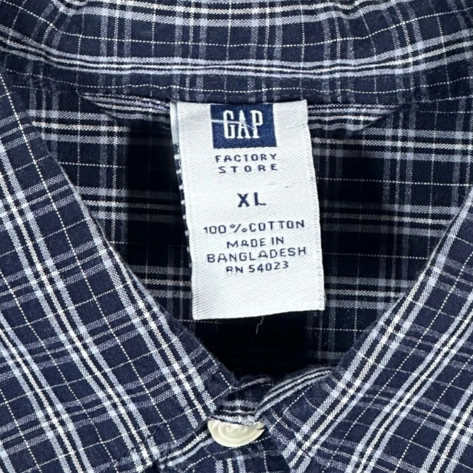 Gap GAP Mens XL Blue Casual Button Down Size XL Size US XL / EU 56 / 4 - 3 Thumbnail