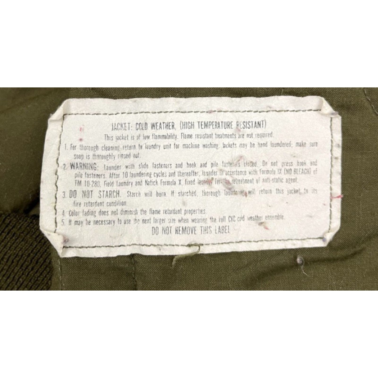 Vintage VTG Isratex Jacket Men Large Green Army Flight Aramid 1991 Size US L / EU 52-54 / 3 - 7 Thumbnail