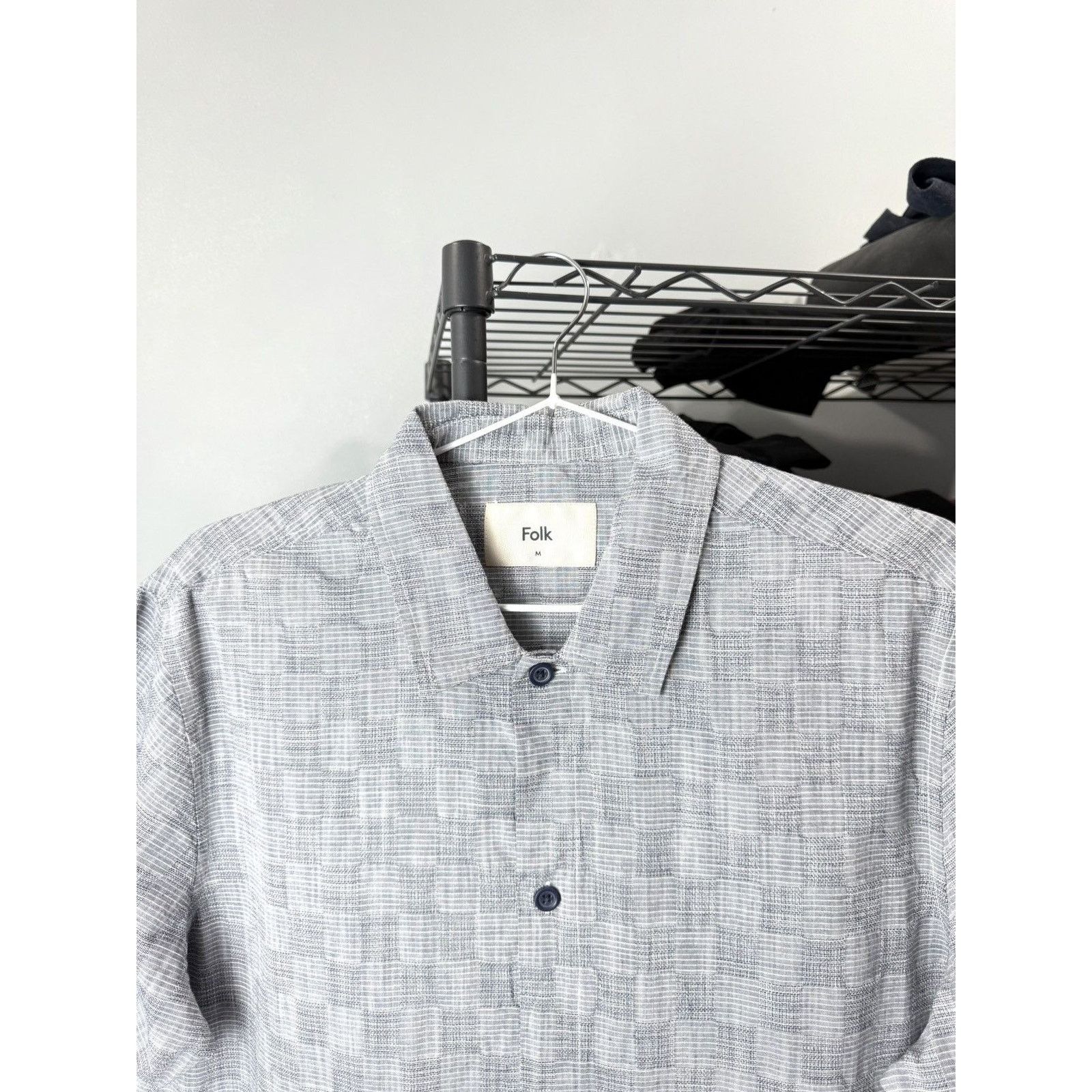 Folk Folk Pockets Luxury Shirt Checkered Size US M / EU 48-50 / 2 - 2 Thumbnail