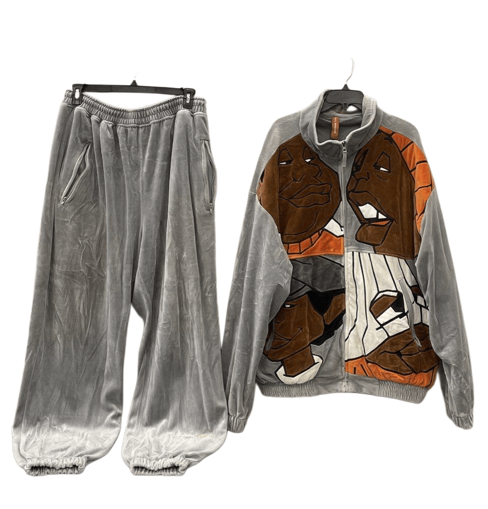 FUBU tracksuit jacket pants set Fat Albert track suit XXL