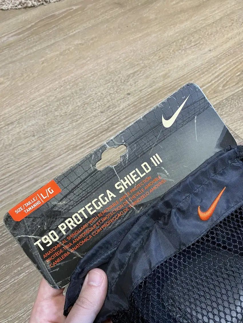 Nike × Vintage VTG Nike Total 90 Soocer Shields Size L Rare Black/Orange Size ONE SIZE - 14 Thumbnail