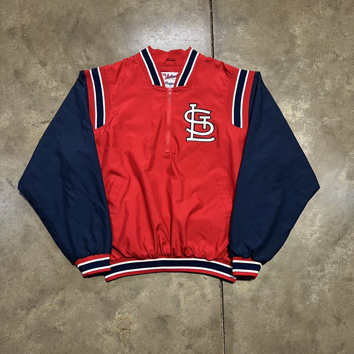 MLB × Majestic × Vintage Vintage St Louis Cardinals Majestic MLB Windbreaker Jacket Size US M / EU 48-50 / 2 - 5 Thumbnail