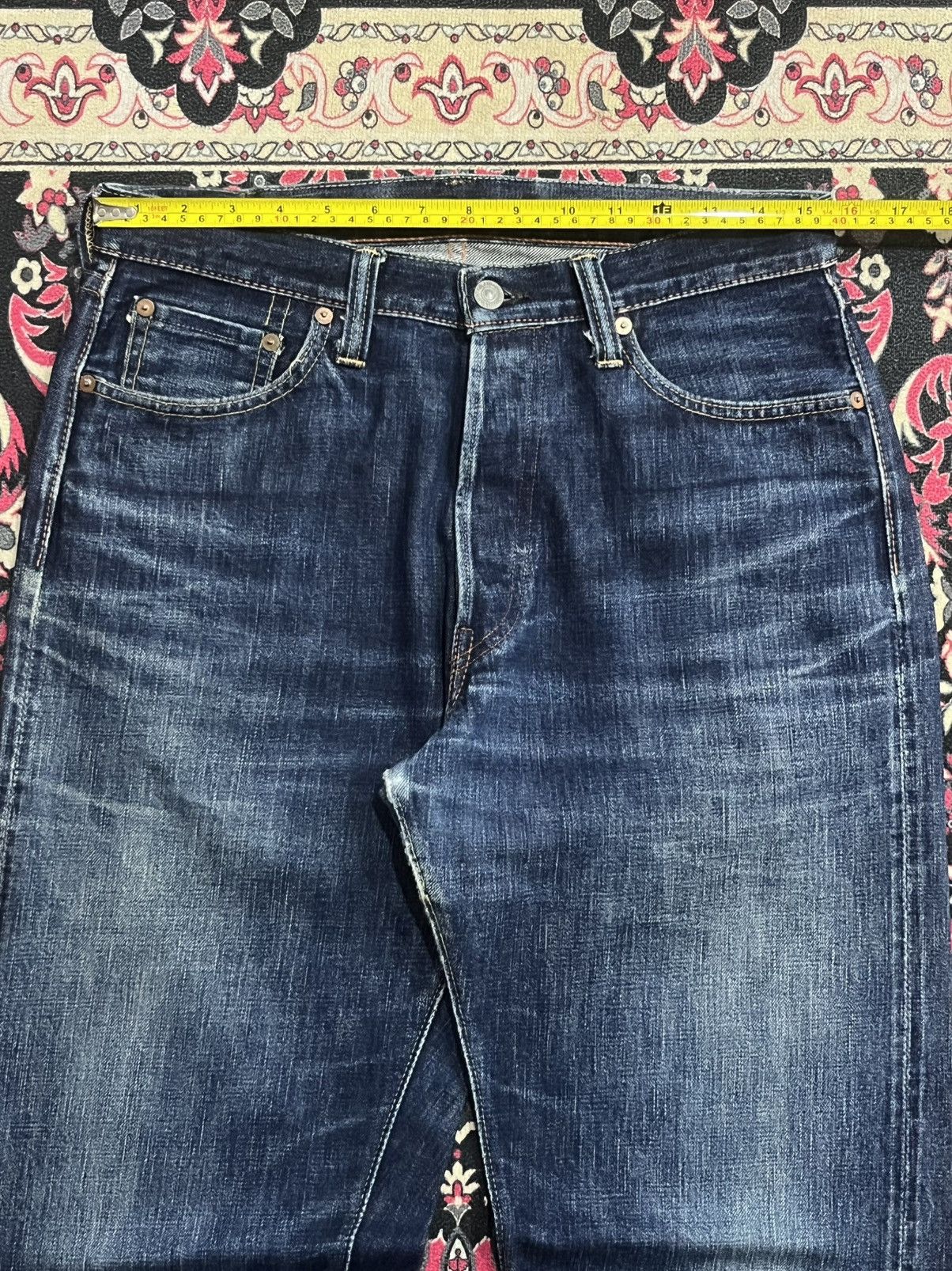 Full Count & Co. ⚡️Selvedge⚡️Vintage Japan Full Count & Co Blue Washed Jeans Size US 30 / EU 46 - 16 Thumbnail