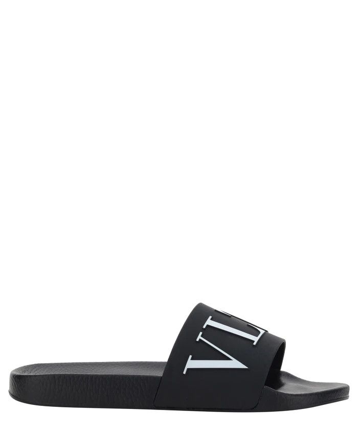 Valentino o1s22i1n1224 Rubber Slides in Black Size US 7 / EU 40 - 1 Thumbnail