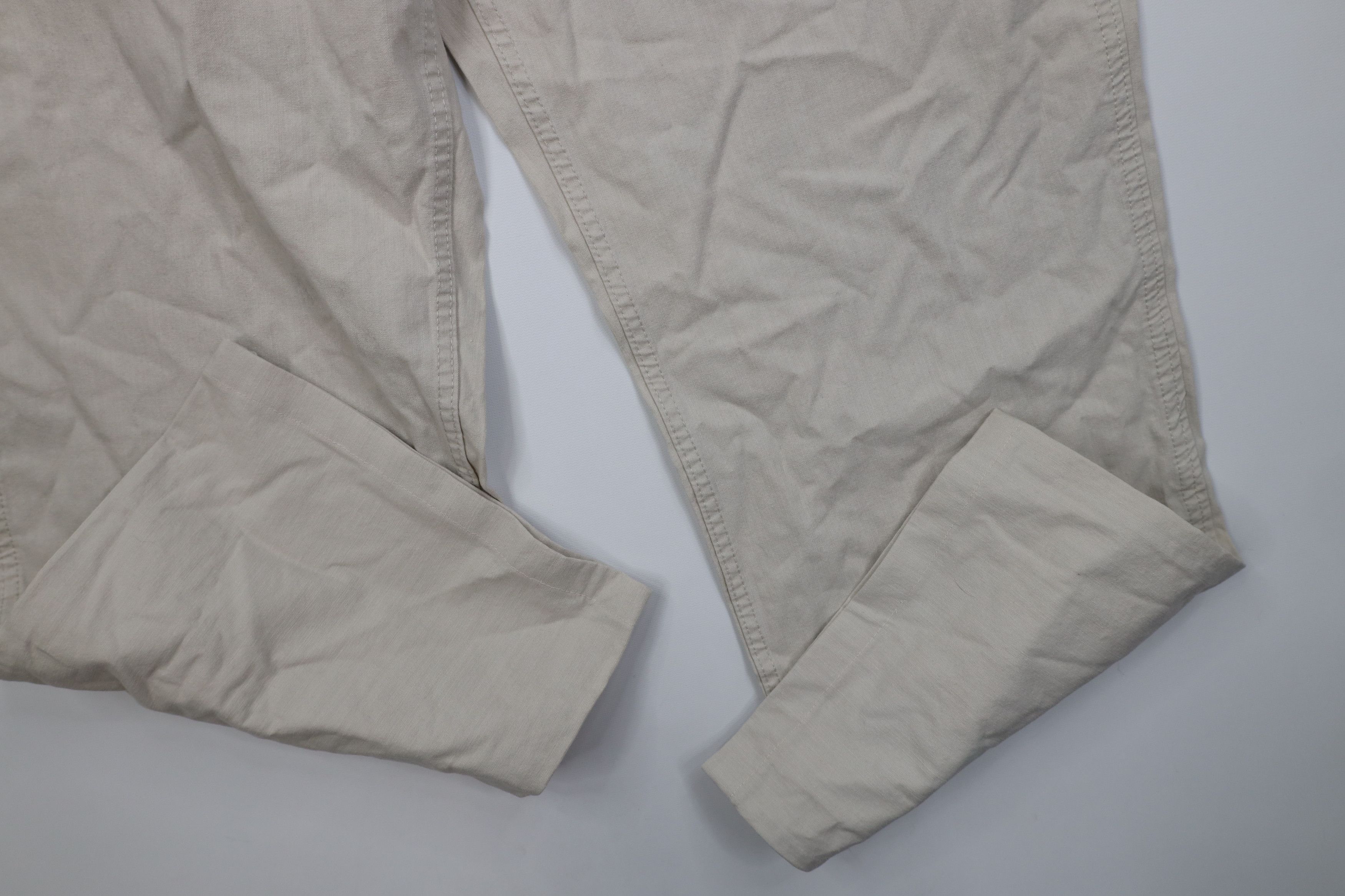 Gap Vintage Y2K 2001 Gap Fly Utility Wide Leg Pants Beige Cotton Size US 36 / EU 52 - 5 Thumbnail