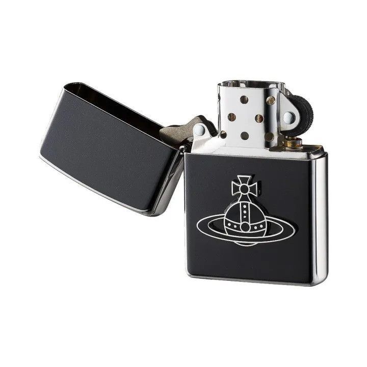 Vivienne Westwood Vivienne Westwood Enamel Zippo Lighter Black Size ONE SIZE - 7 Thumbnail