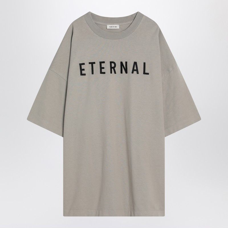 Fear of God Fear Of God Eternal Flocked T-Shirt In Beige RRP