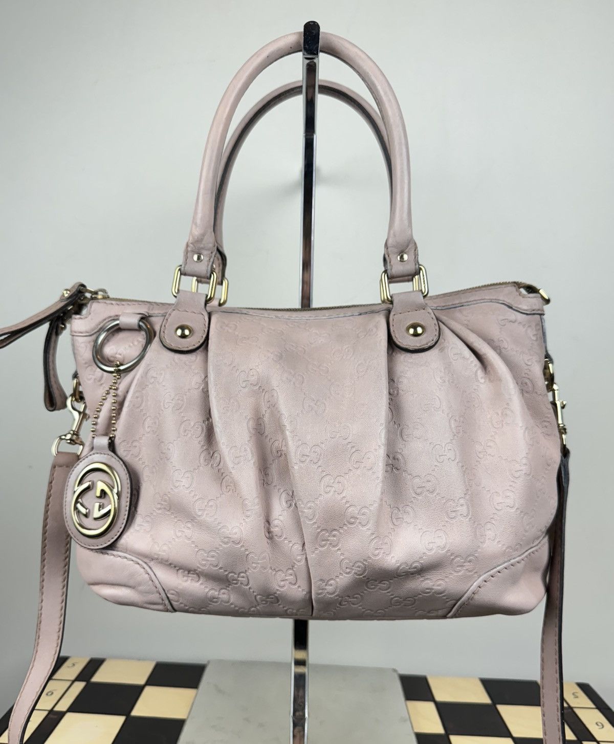 Gucci Leather bag Gucci Sukey GG original luxury item Size ONE SIZE - 1 Thumbnail