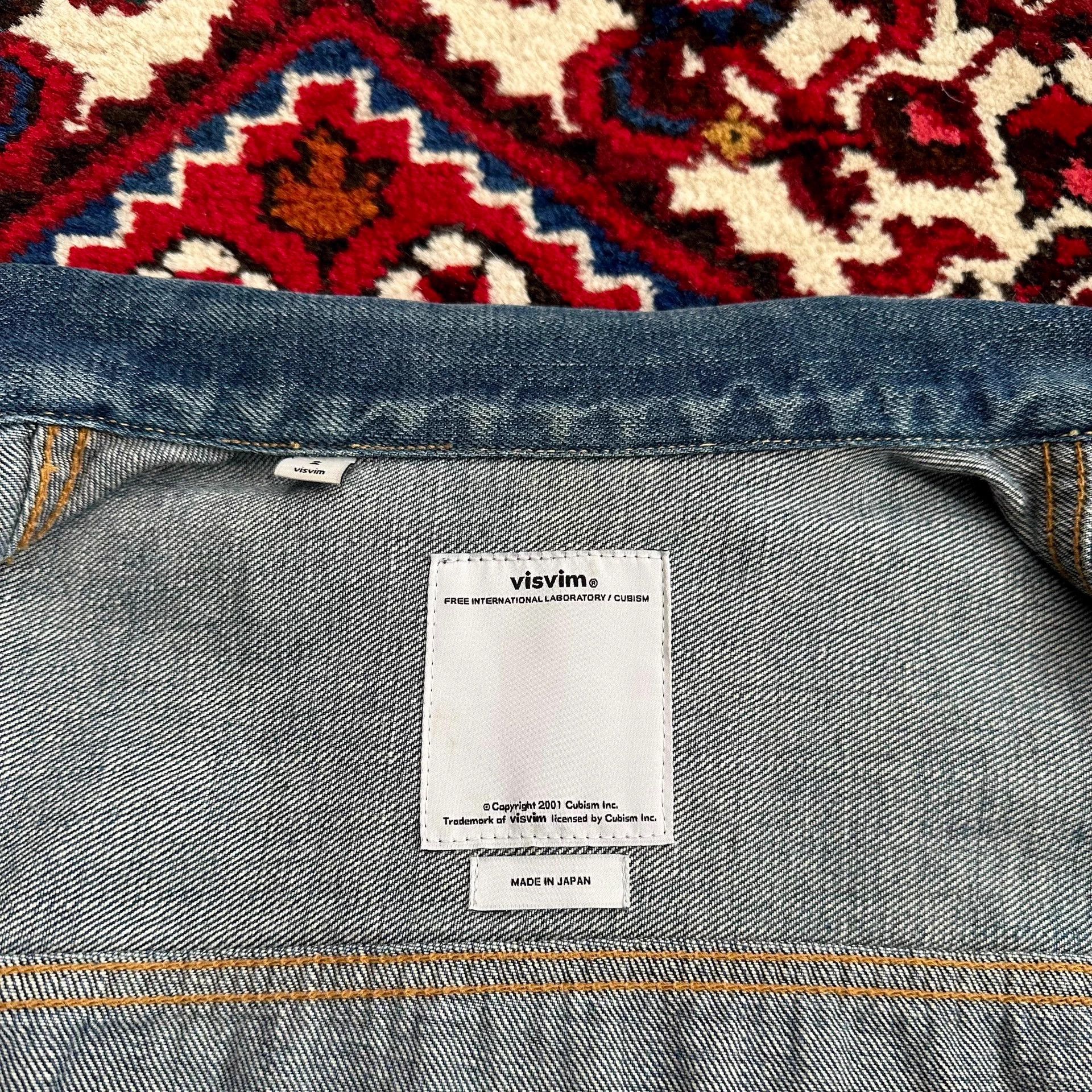 Visvim visvim 16aw 104 101 denim jacket size 2 natural indigo Size US M / EU 48-50 / 2 - 7 Thumbnail
