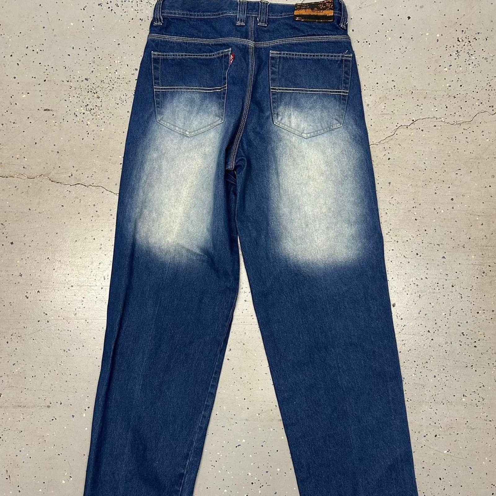 Other Y2K Loco Streetgear Blue faded vintage jeans Size US 36 / EU 52 - 8 Thumbnail