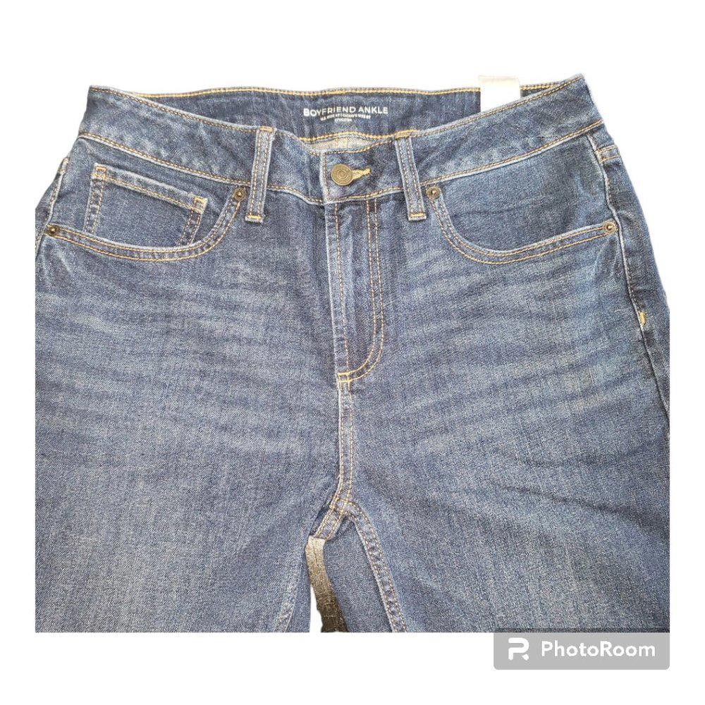 Chicos CT688 Chico's Boyfriend Ankle Blue Jean 4T Size 27" / US 4 / IT 40 - 3 Thumbnail