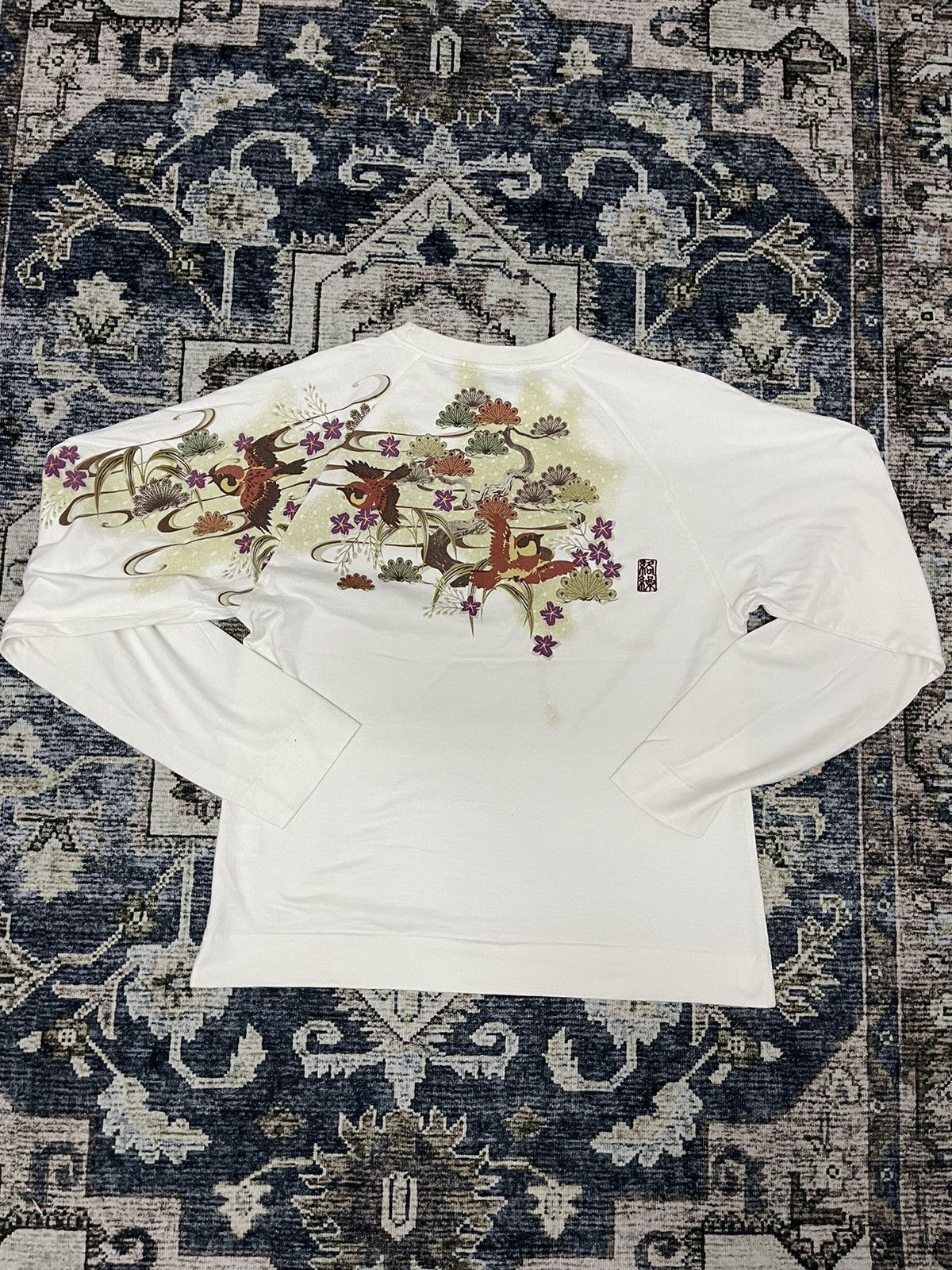 Japanese Brand × Vintage VINTAGE SUKAJAN KARA KURI TEE VERY RARE Size US M / EU 48-50 / 2 - 8 Thumbnail
