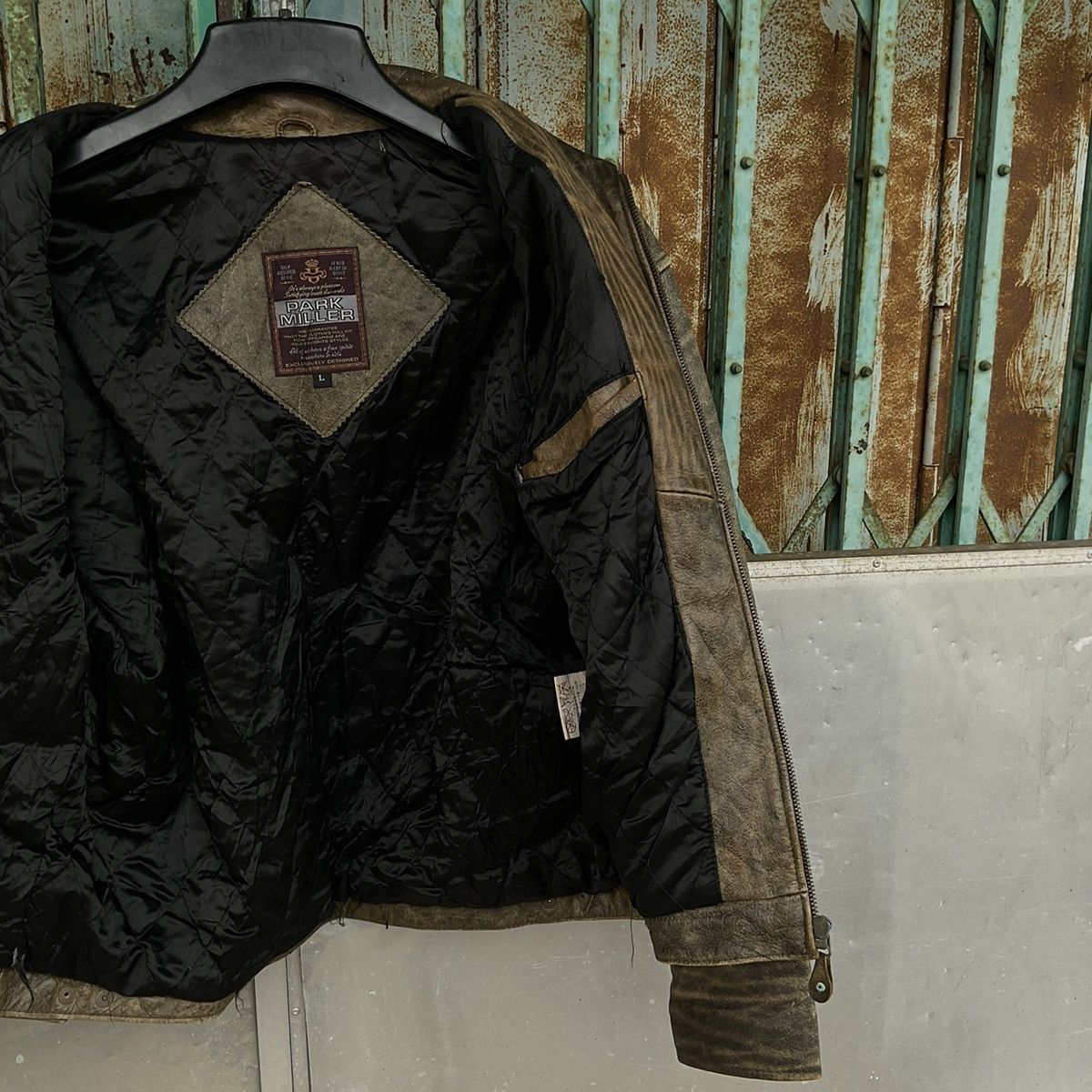 Genuine Leather × Japanese Brand Park Miller leather jaeket y2k Size US M / EU 48-50 / 2 - 6 Thumbnail