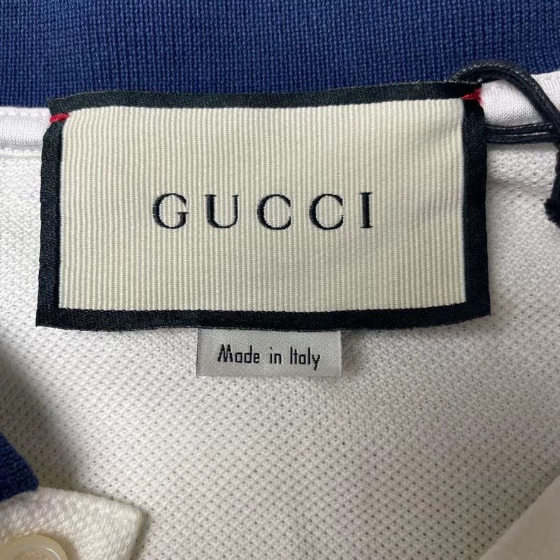 Gucci Gucci Interlocking Logo collar logo short-sleeved polo shir Size US L / EU 52-54 / 3 - 3 Thumbnail
