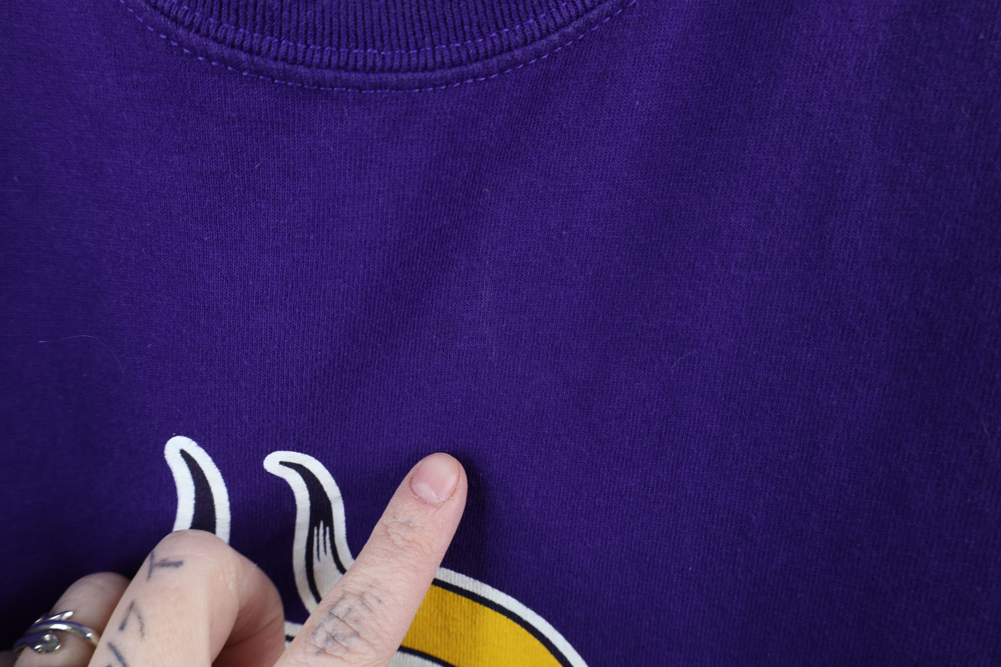 Reebok × Vintage Vintage Reebok Minnesota Vikings Football Jersey T-Shirt Size US XL / EU 56 / 4 - 4 Thumbnail