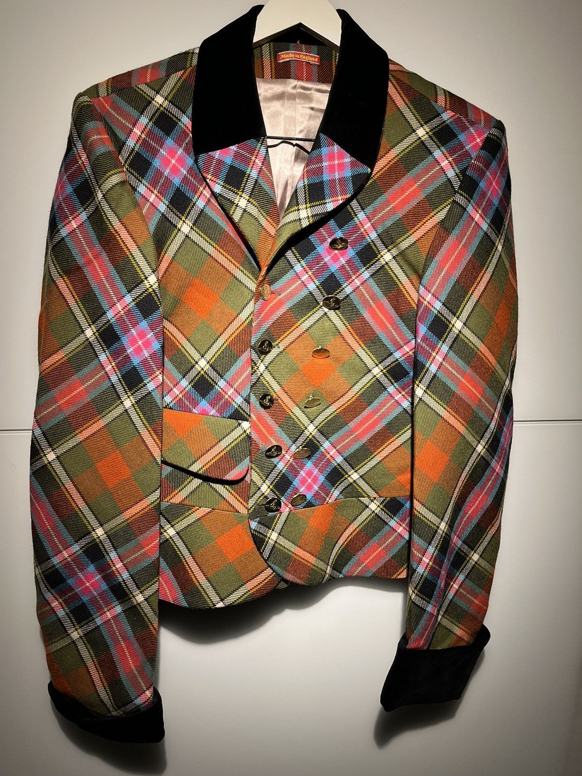 vivienne westwood tartan tie
