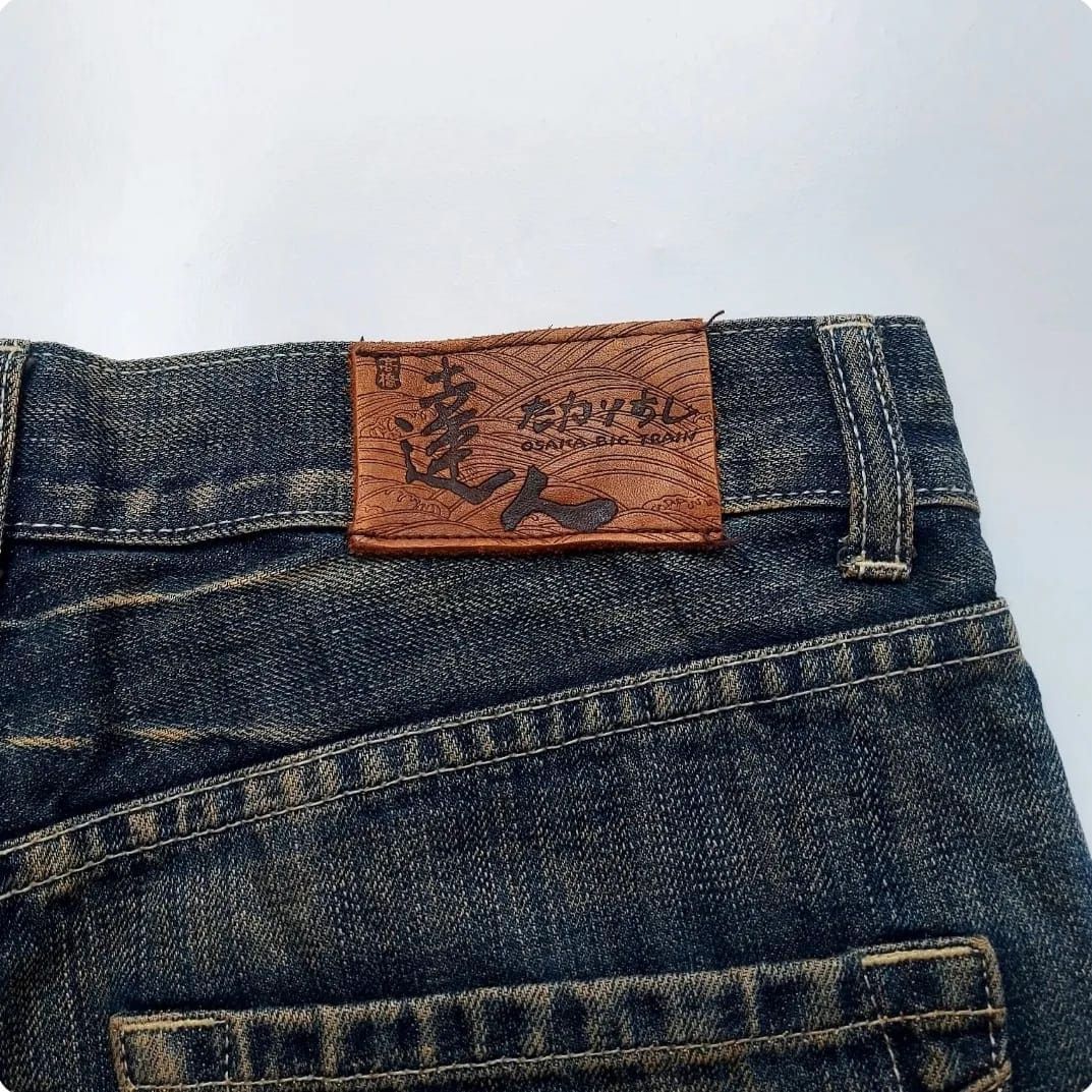 Japanese Brand × Vintage Big Train Patchwork Denim Pants Size US 30 / EU 46 - 7 Thumbnail