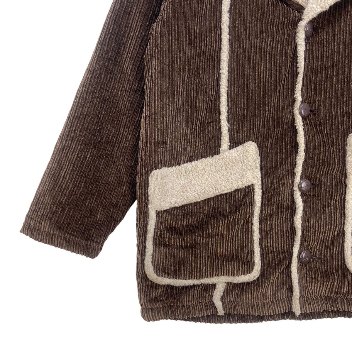 Japanese Brand Japanese Brand Fellow Stylish Corduroy Sherpa Heavy Jacket Size US M / EU 48-50 / 2 - 5 Thumbnail