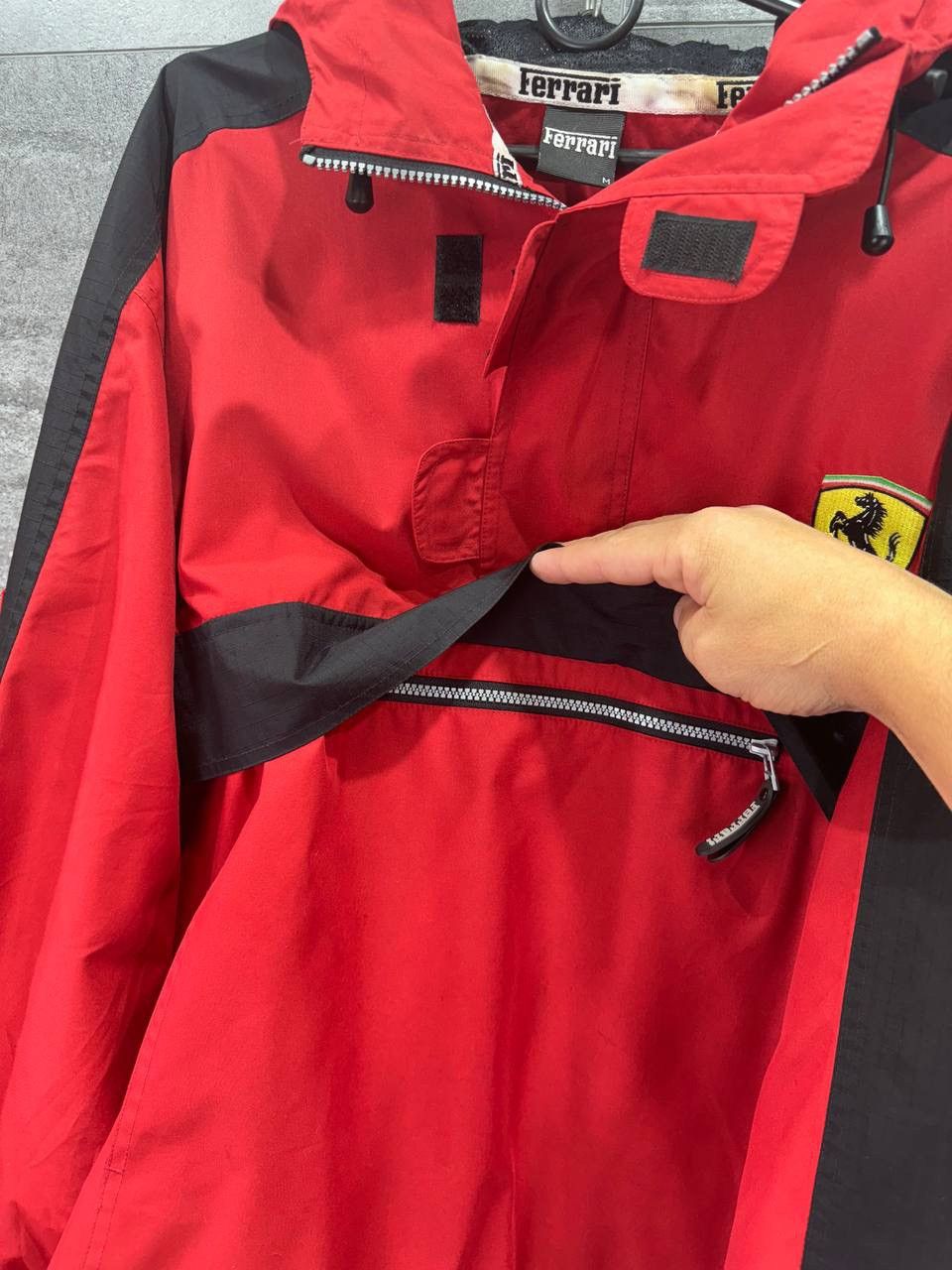 Vintage Vintage FERRARI Anorak Jacket Size M Size US M / EU 48-50 / 2 - 13 Thumbnail