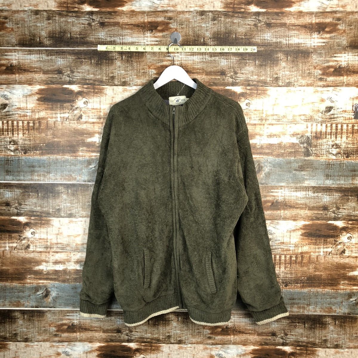 Beverly Hills Polo Club × Vintage Beverly Hills Polo Club Dark Green Sweather #A1594 Size US L / EU 52-54 / 3 - 1 Thumbnail