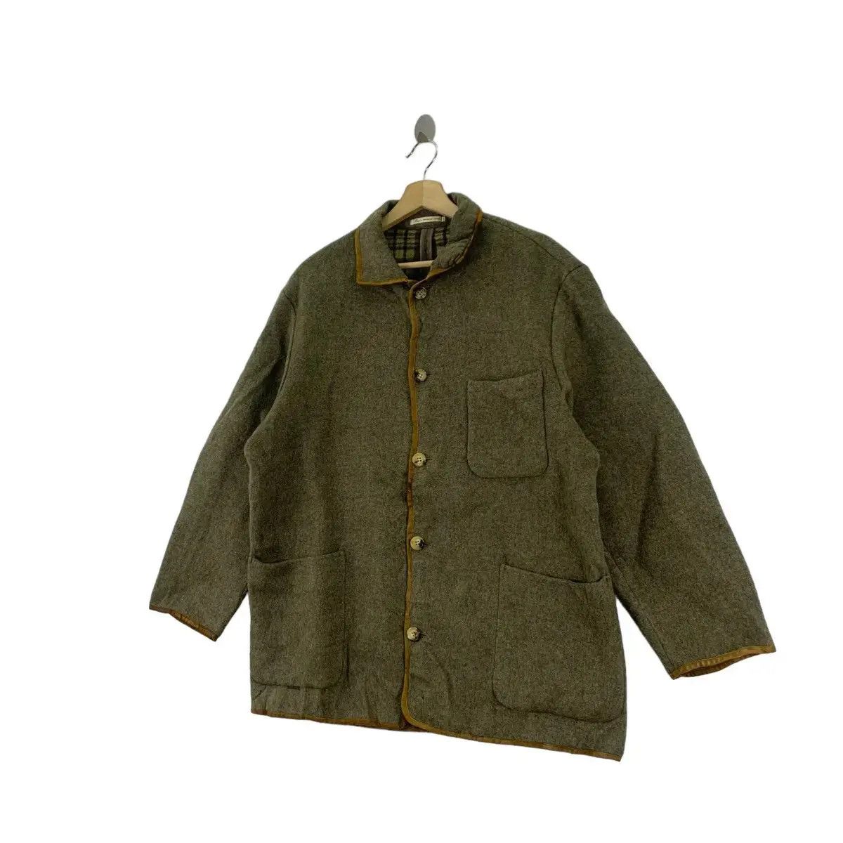 Vintage Vtg PAPAS MANIERE De HEMING Nova Checks Jacket Parka Size XL / US 12-14 / IT 48-50 - 3 Thumbnail