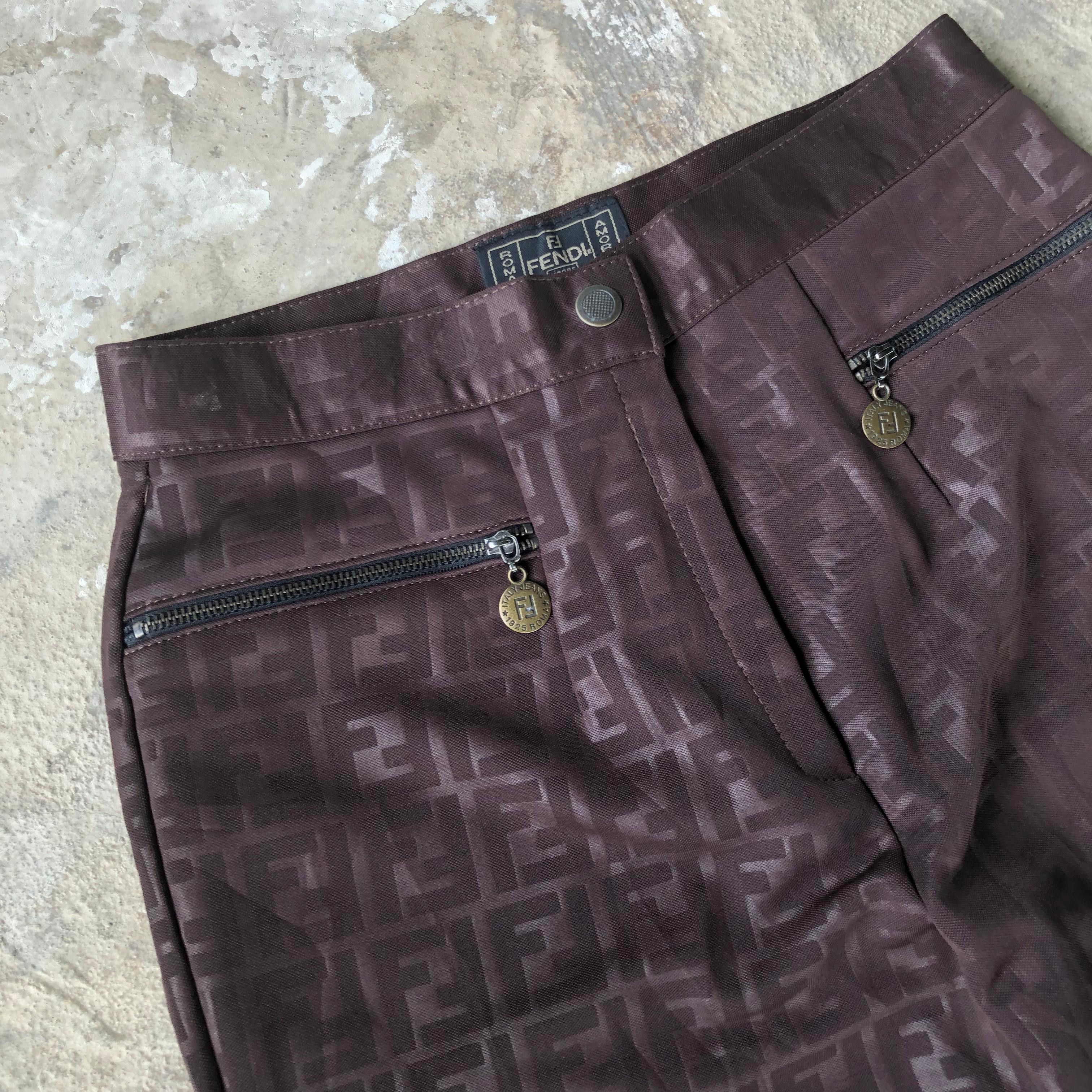 Fendi Fendi Monogram Pants Size US 27 - 6 Thumbnail
