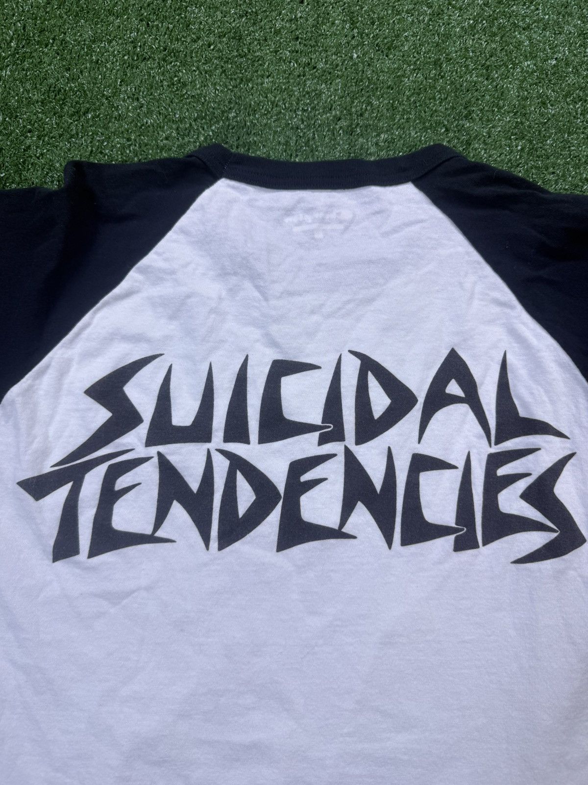 Vintage Vintage Champion x Suicidal Tendencies Raglan Long Sleeves Size US M / EU 48-50 / 2 - 9 Thumbnail