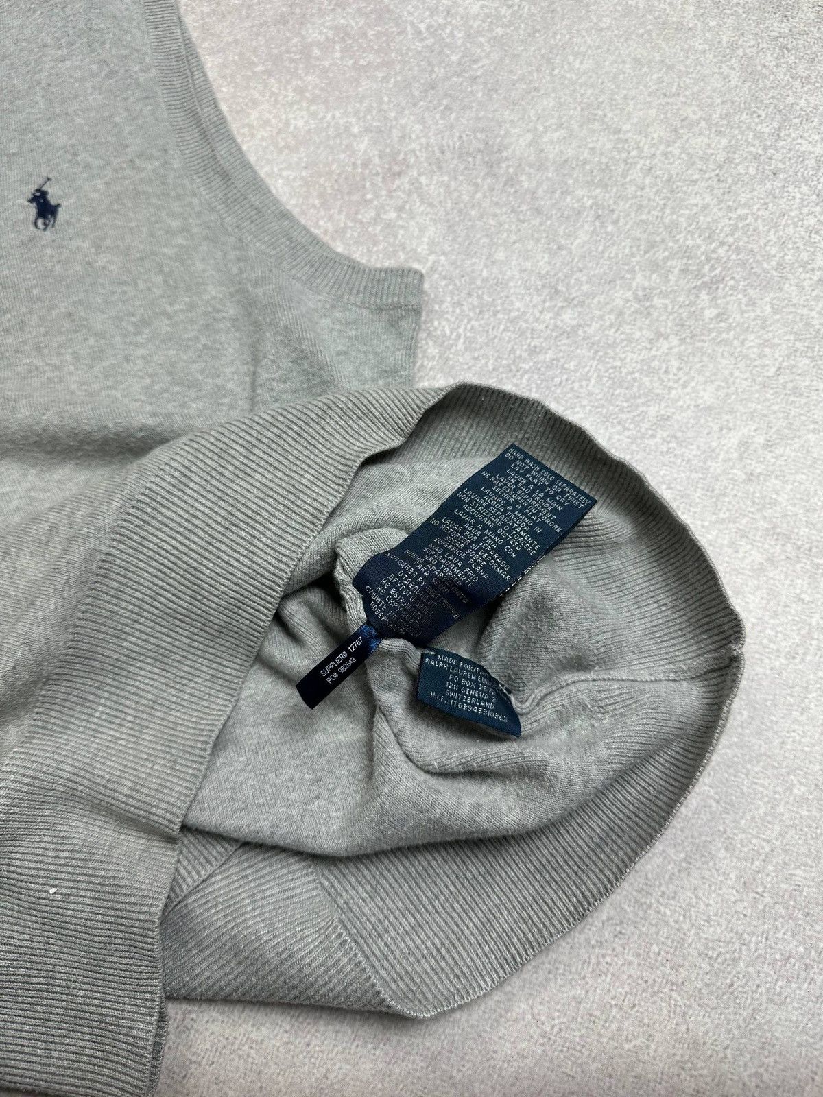Polo Ralph Lauren Vintage Polo Ralph Lauren Knit Gray Mens Vest Old Money M Size US M / EU 48-50 / 2 - 9 Thumbnail