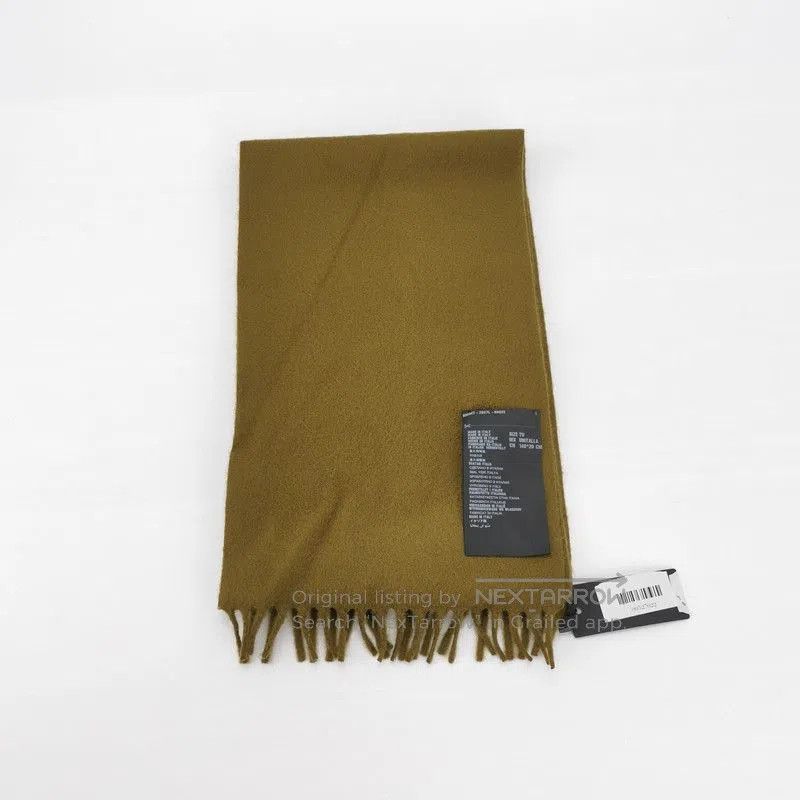 Prada Prada Cashmere Logo Scarf with Fringe. Size ONE SIZE - 2 Thumbnail