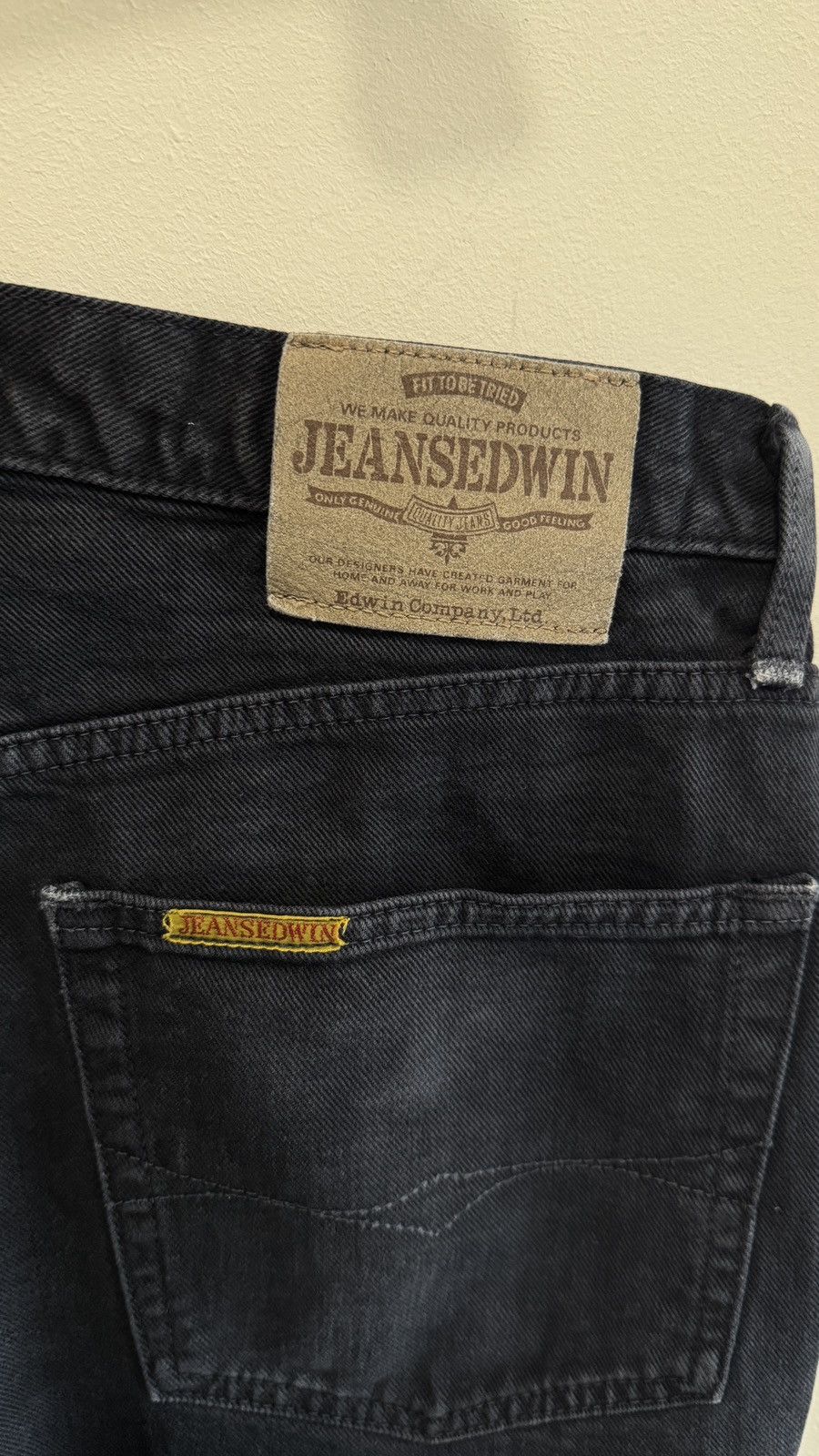 Edwin × Japanese Brand × Vintage Edwin Vintage Baggy Jeans Size US 36 / EU 52 - 4 Thumbnail