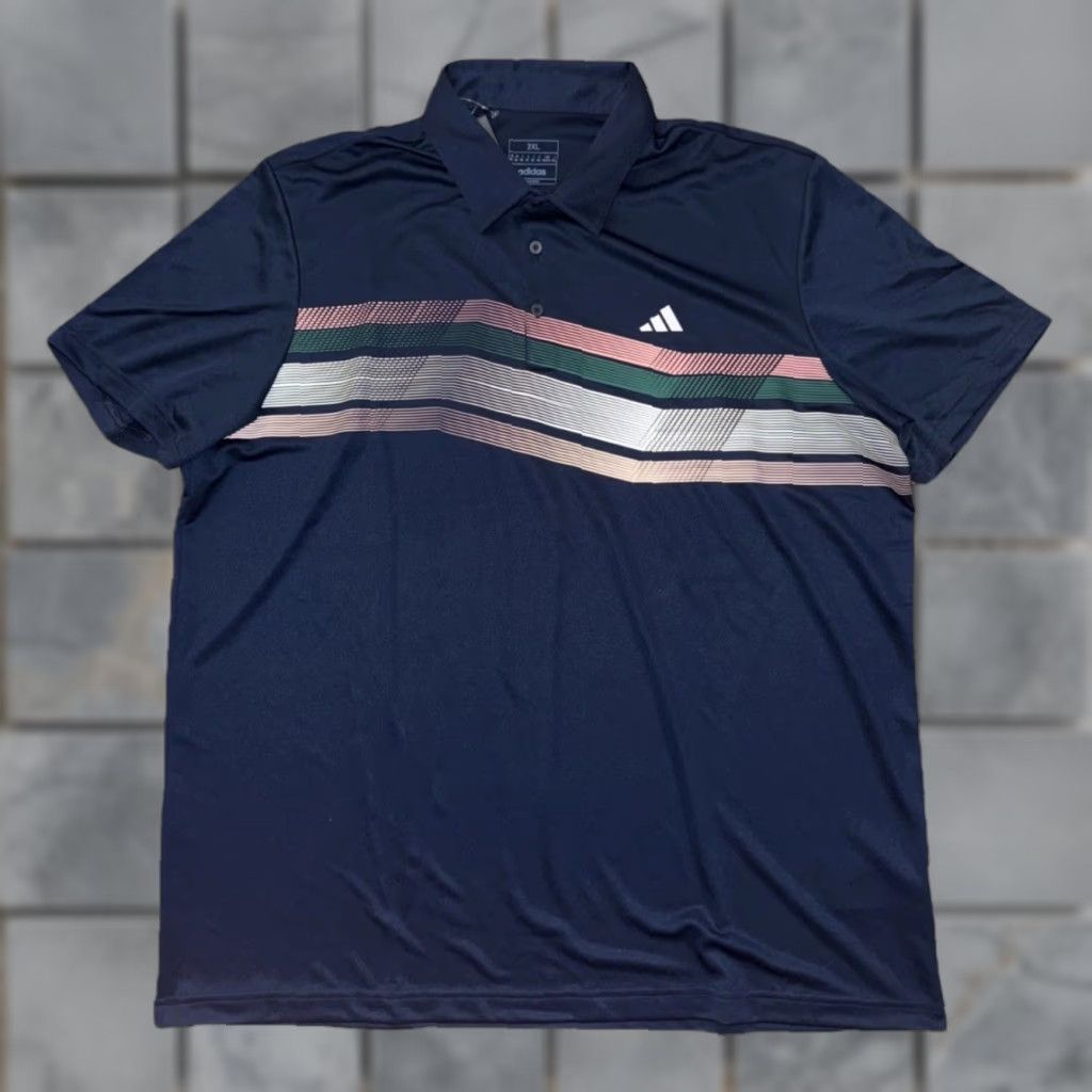 Adidas Adidas Golf Polo Shirt Navy Blue 2XL XXL Climalite BNWT Men Polo Size US XXL / EU 58 / 5 - 1 Thumbnail