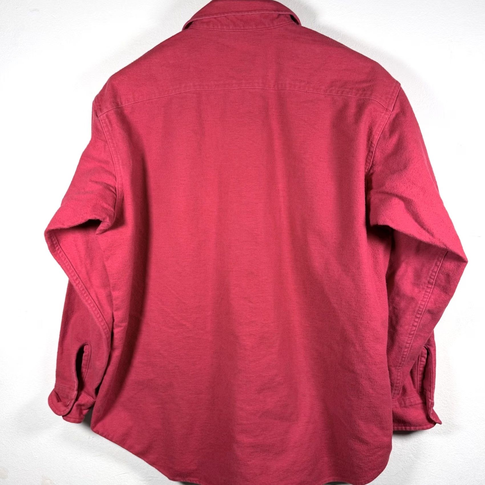 Vintage VINTAGE Woolrich Shirt Men Red Cotton USA Made XL Long Sleeve Button-Up Shirt Size US XL / EU 56 / 4 - 2 Thumbnail