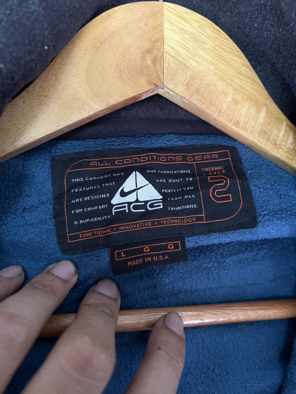 Nike ACG × Vintage Nike ACG Vest Vintage Size US L / EU 52-54 / 3 - 8 Thumbnail