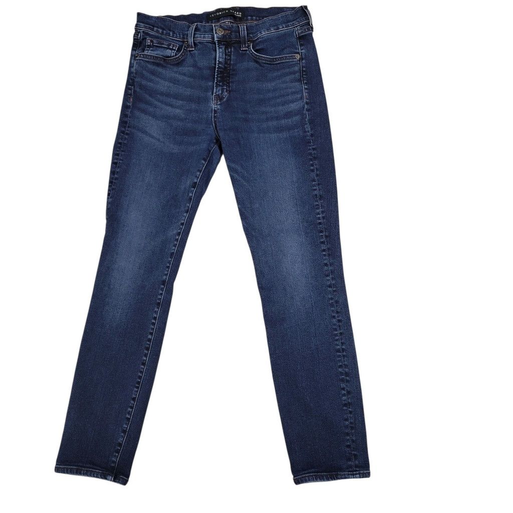 Veronica Beard VERONICA BEARD Emma Ankle Skinny Blue Jeans 29 Inseam 27 Size 29" - 5 Thumbnail