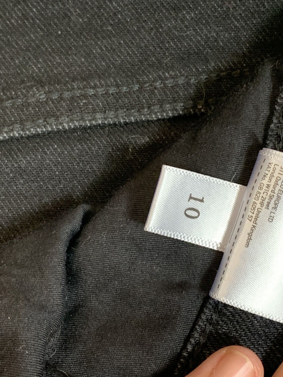 Japanese Brand Vintage Uniqlo jeans black denim streetwear style size Size US 30 / EU 46 - 5 Thumbnail