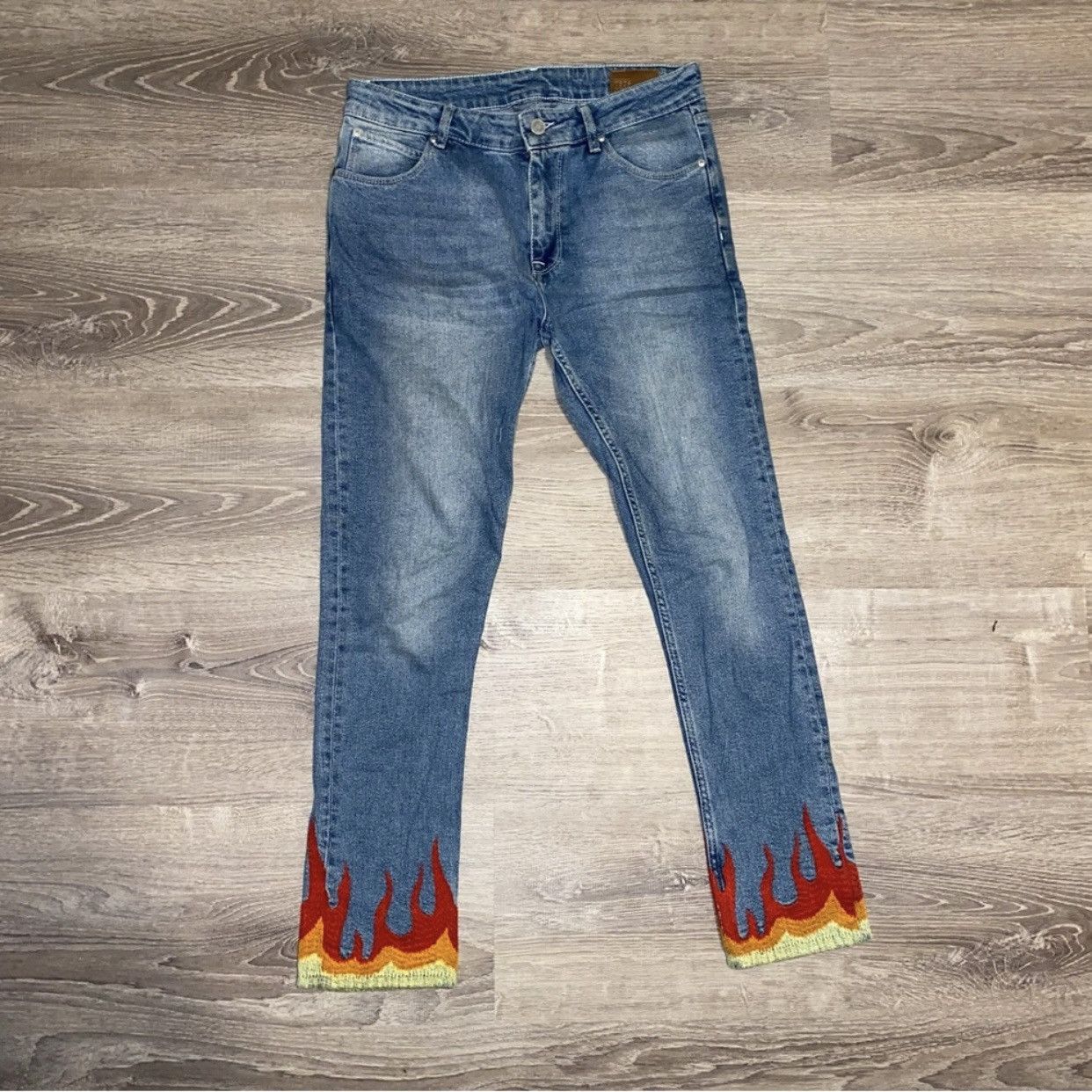 Asos ASOS Skinny Flame Jeans Size US 32 / EU 48 - 1 Thumbnail