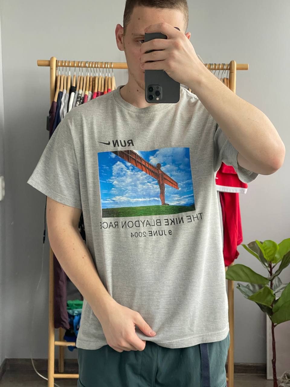 Nike × Vintage Vintage 2004 Nike The Blaydon Race Running T-shirt Size US L / EU 52-54 / 3 - 1 Thumbnail