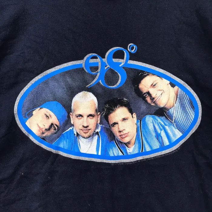 Band Tees Vtg 98 DEGREES R&B Boy BAND Pop Tee Shirt Concert Music Size US S / EU 44-46 / 1 - 5 Thumbnail
