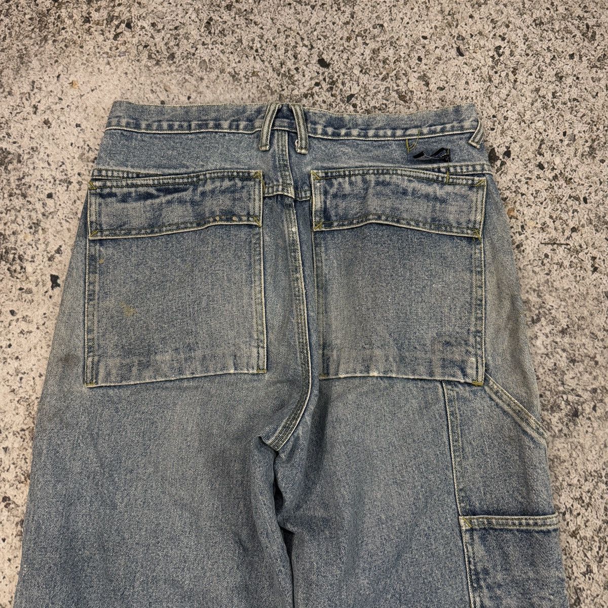 Vintage 90s Fiend Thrashed Faded Distressed Skater Jeans ERD Grunge Size US 32 / EU 48 - 4 Thumbnail