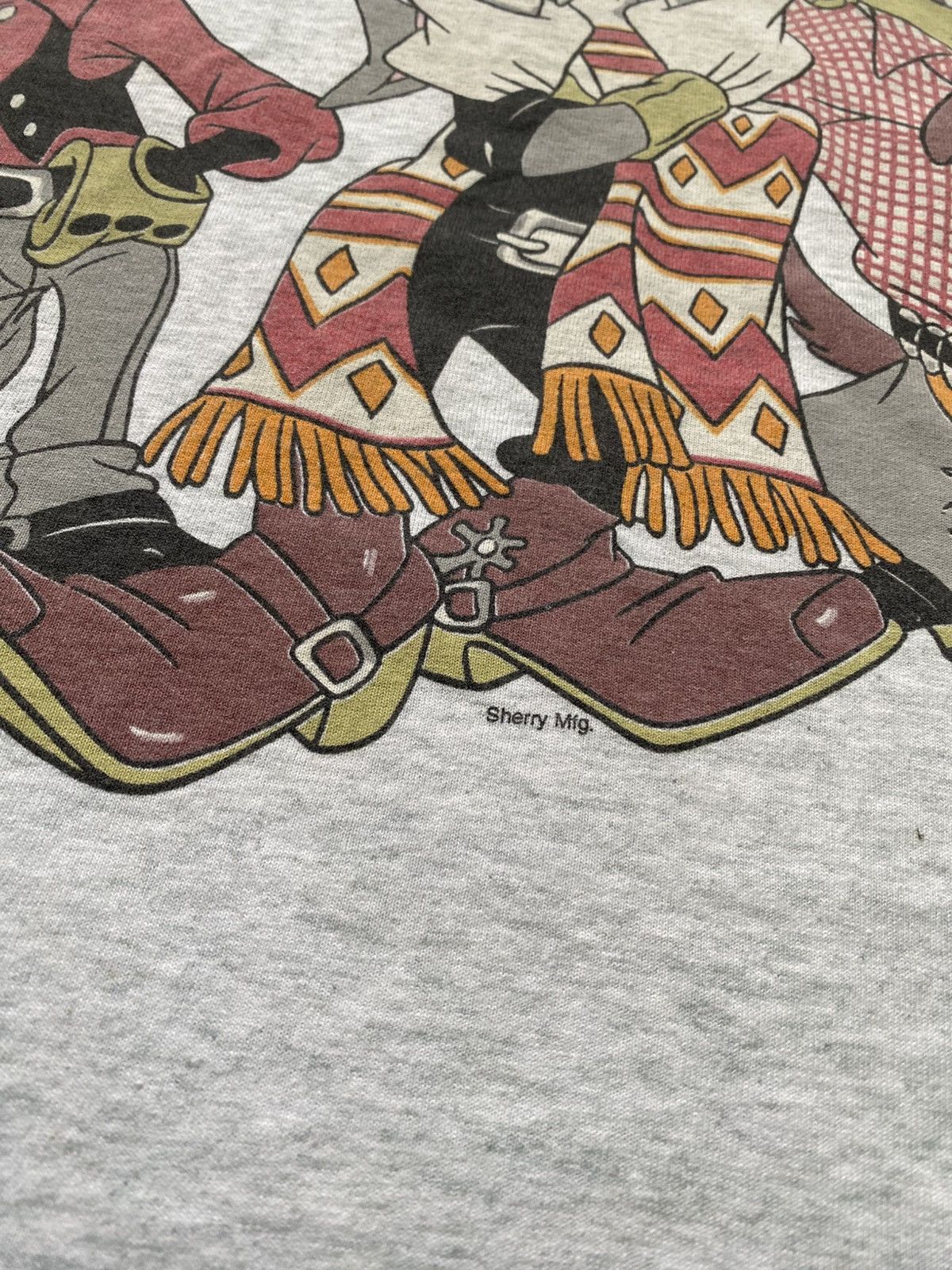 Cartoon Network Vintage 1993 Looney Tunes Cowboy By Warner Bros T Shirt Size US M / EU 48-50 / 2 - 7 Thumbnail