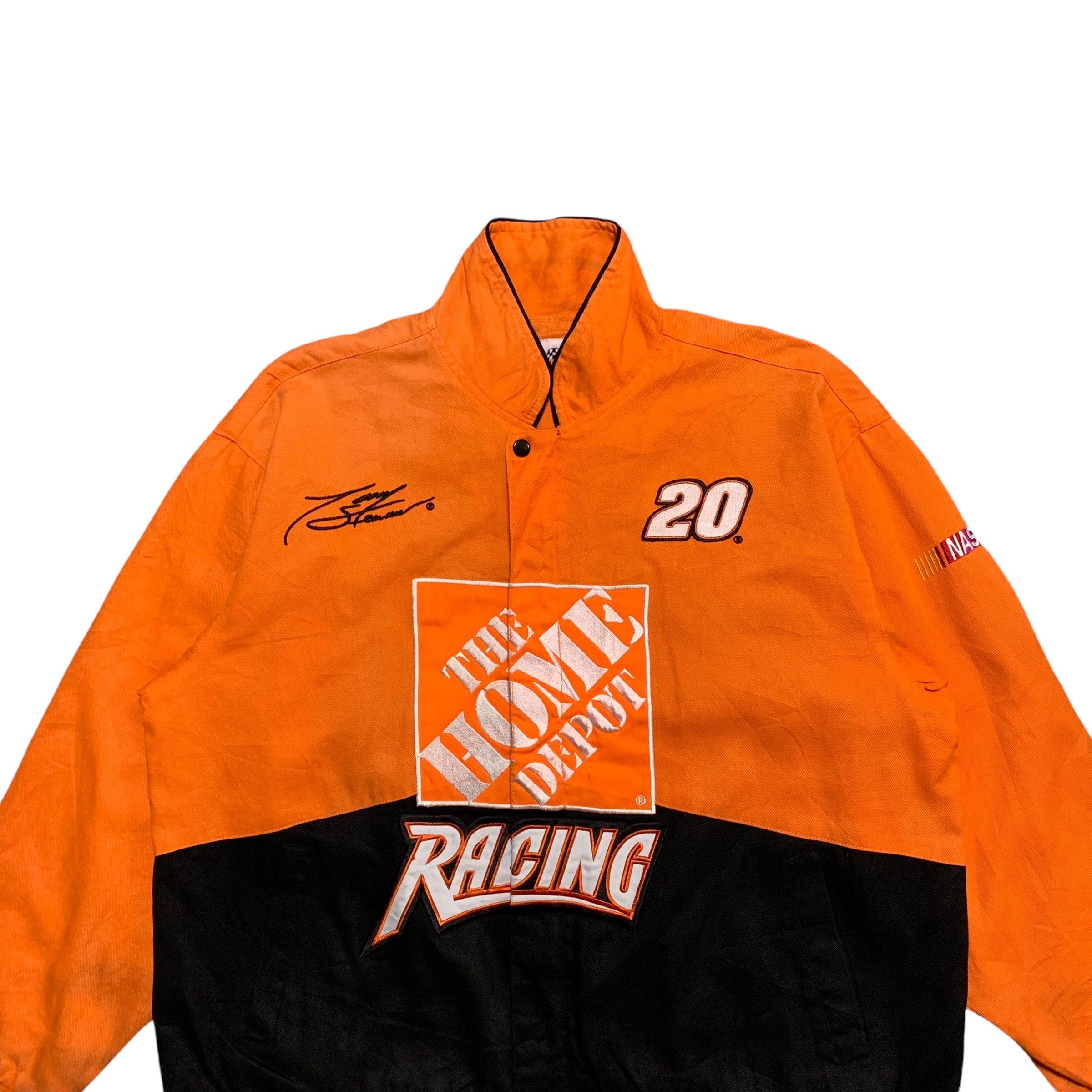 Winners Circle Vintage 90s Nascar Tony Stewart Home Depot Racing Jacket Size US L / EU 52-54 / 3 - 3 Thumbnail