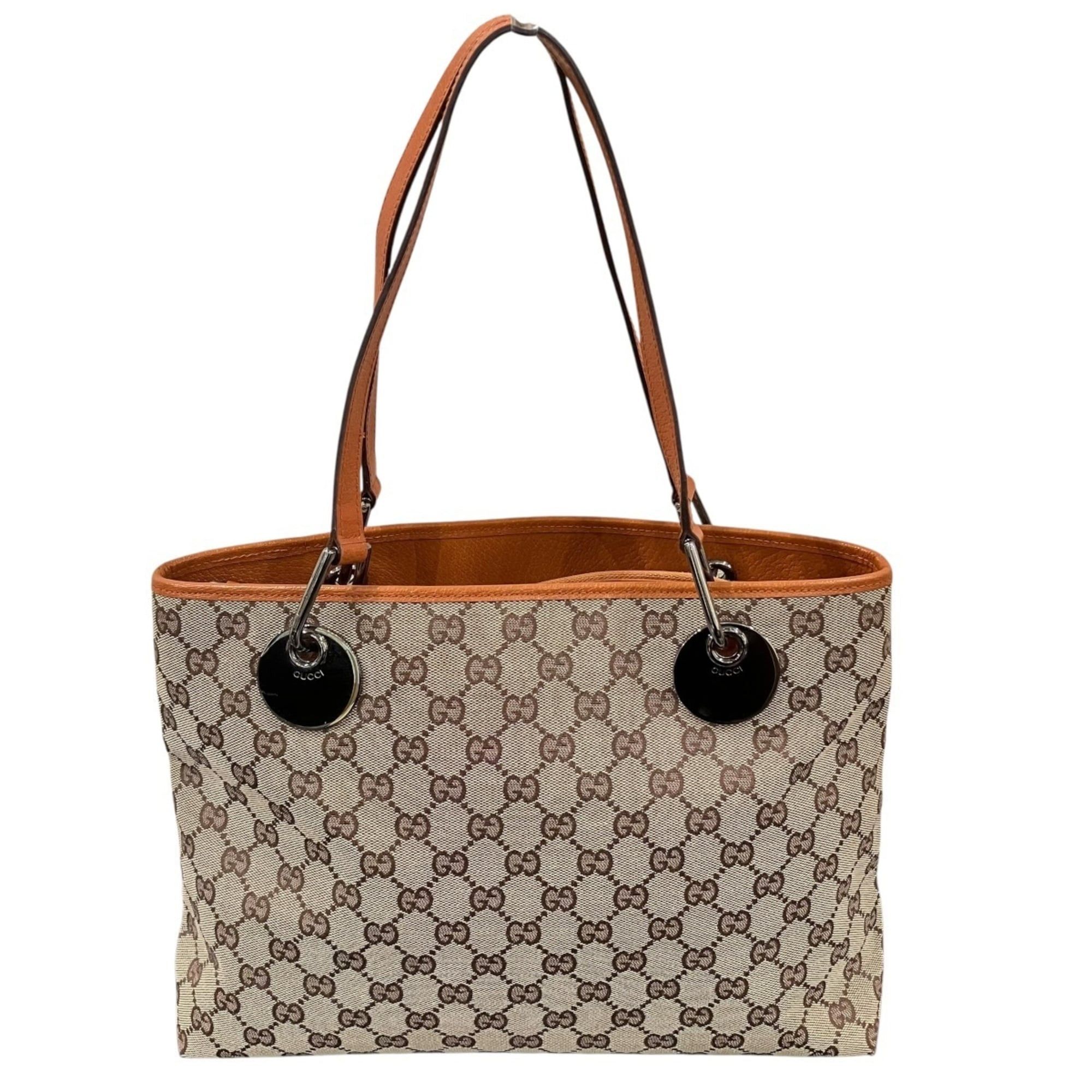Gucci Gucci handbag GG canvas leather 120837 Size ONE SIZE - 1 Thumbnail