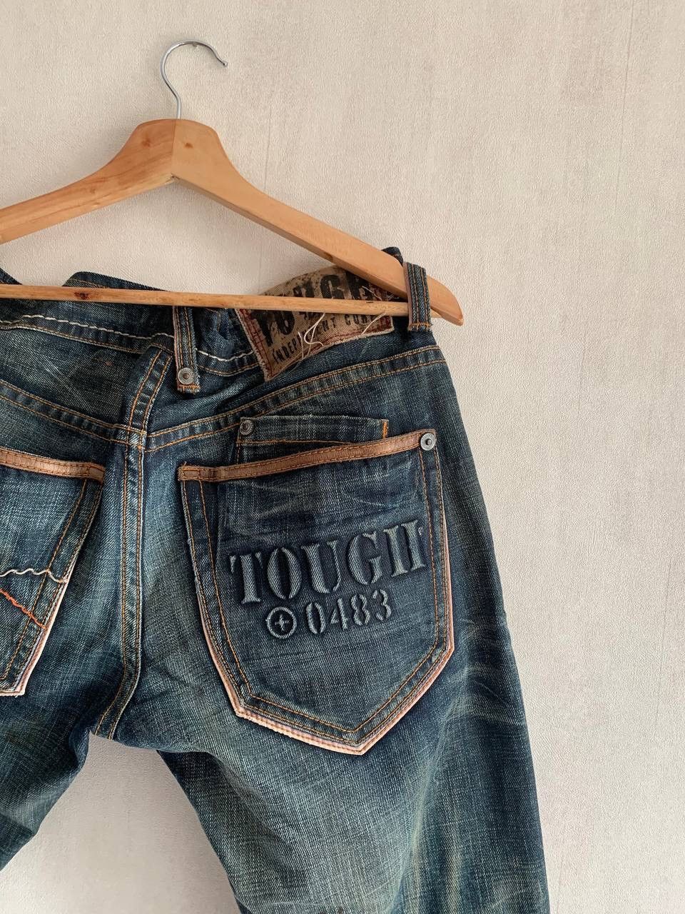 If Six Was Nine × Japanese Brand × Le Grande Bleu (L.G.B.) TOUGH JEANSMITH RUSTY BACKLE BACK JEANS Size US 32 / EU 48 - 8 Thumbnail