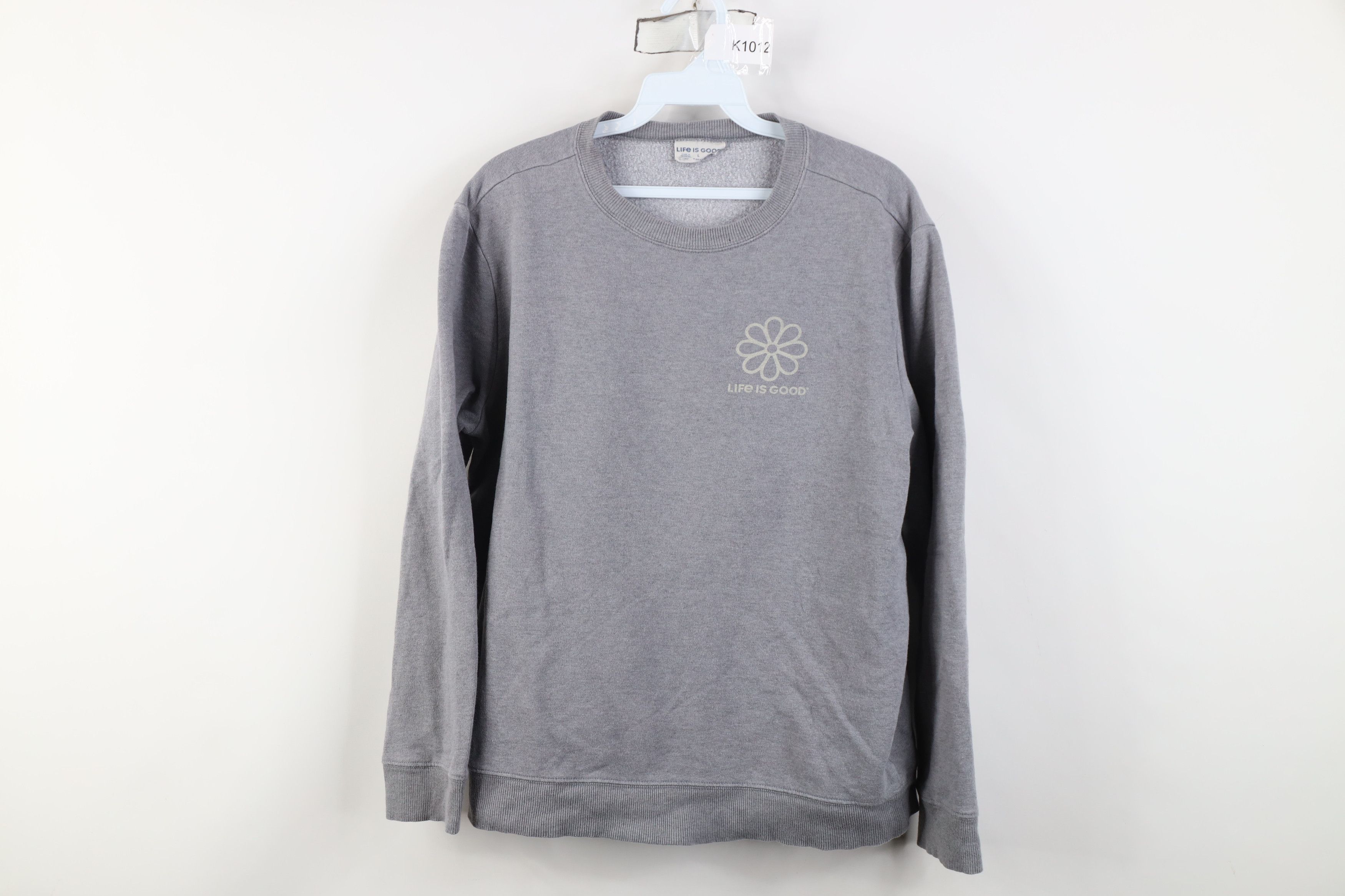 Life is Good Life Is Good Flower French Terry Crewneck Sweatshirt Size L / US 10 / IT 46 - 1 Thumbnail