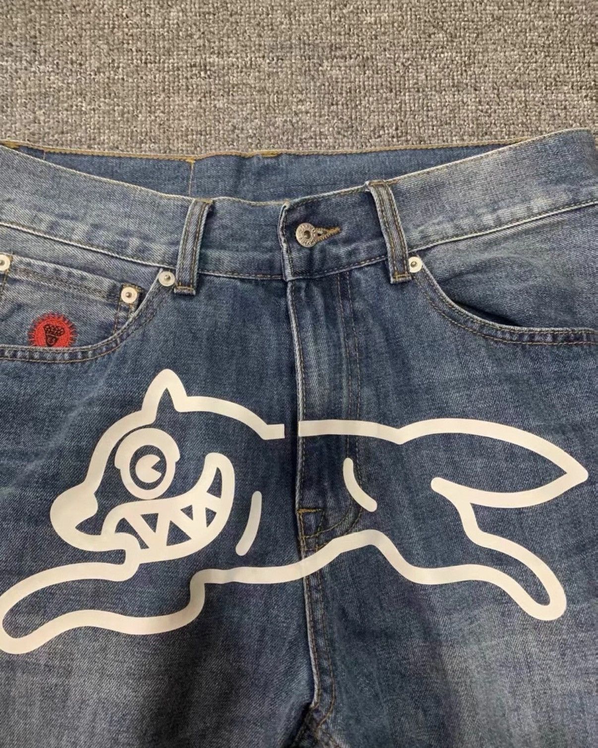Billionaire Boys Club BBC Authentic Flying Dog Jeans Size US 30 / EU 46 - 2 Thumbnail
