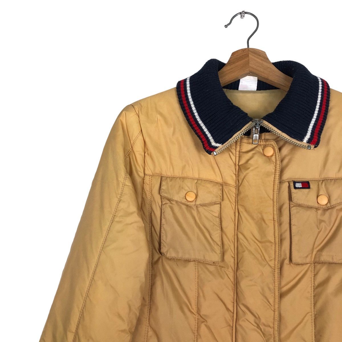 Japanese Brand 🔥Vtg Cropped Bomber Jacket Tommy Hilfiger Girl Size US M / EU 48-50 / 2 - 7 Thumbnail