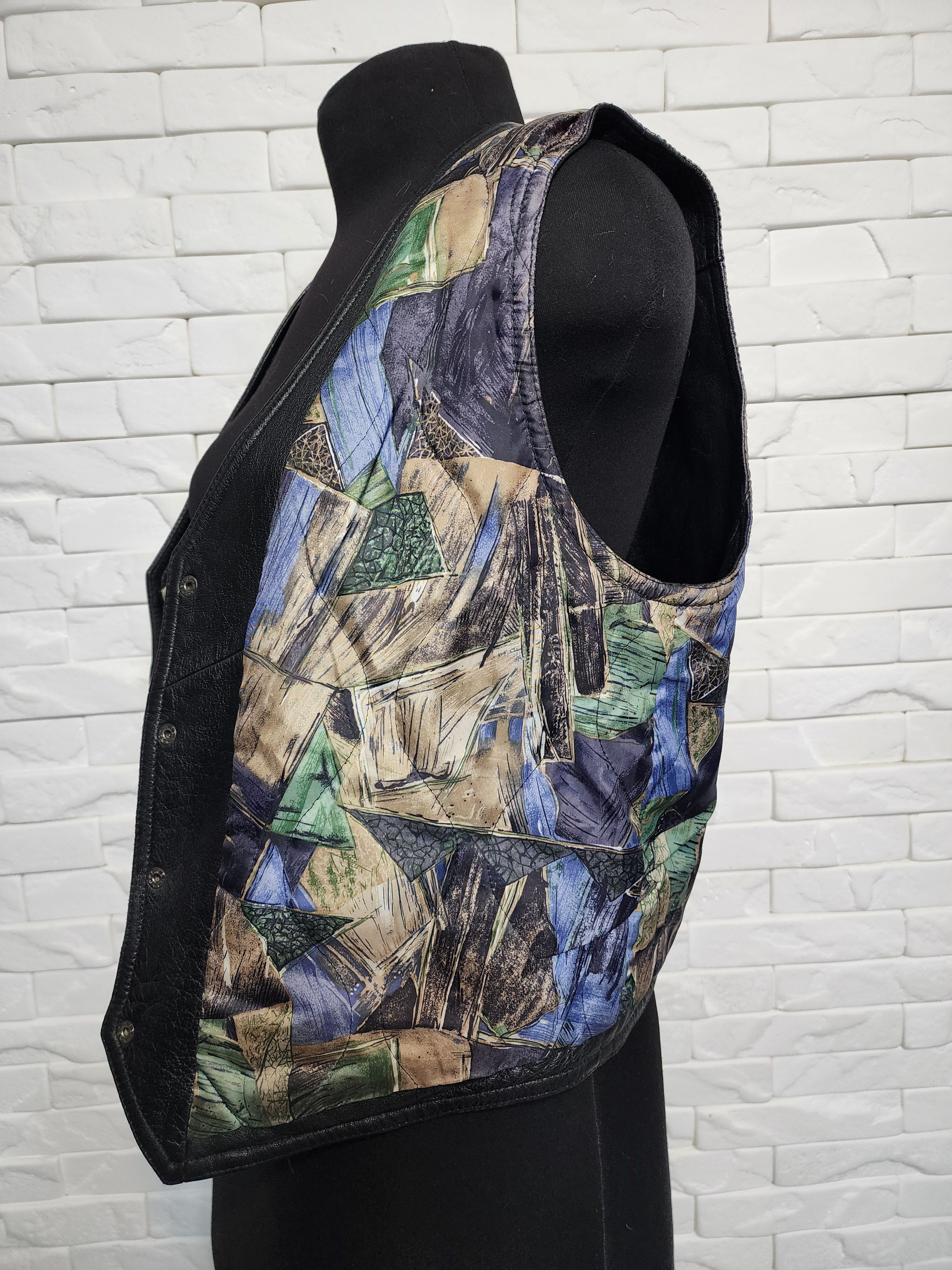 Other Genuine Leather Vest: Black Waistcoat Size US M / EU 48-50 / 2 - 11 Thumbnail