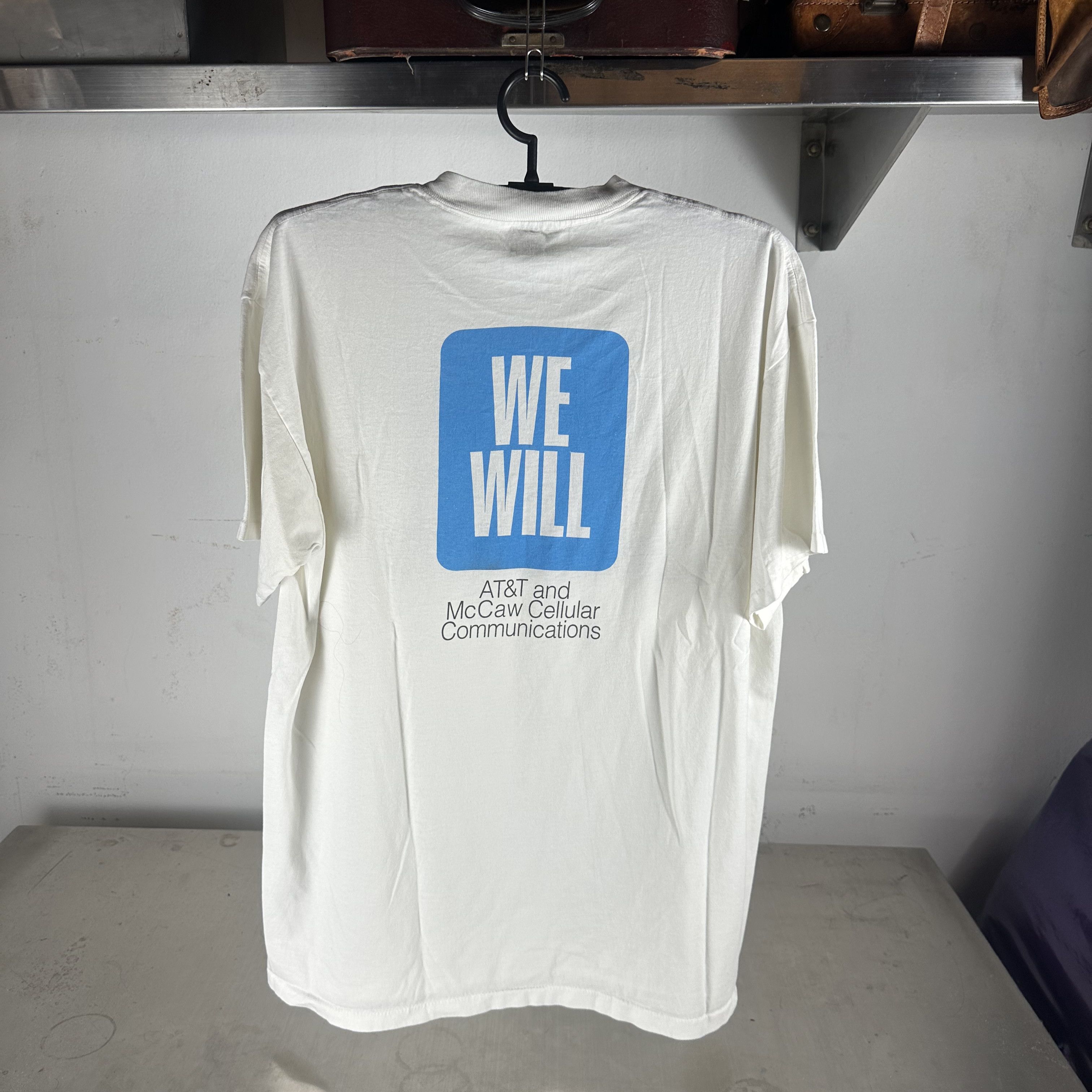 Vintage 90s AT&T Who Will Lead The Future of Communications T-shirt Size US XXL / EU 58 / 5 - 3 Thumbnail