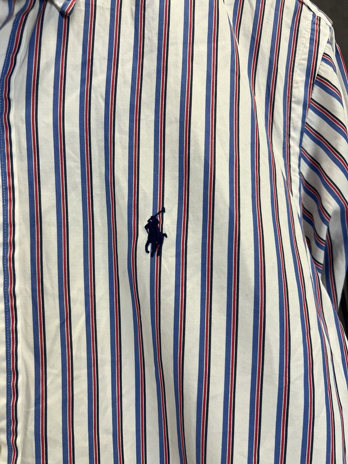 Designer × Polo Ralph Lauren × Vintage Polo Ralph Lauren vintage designer logo striped shirt Size US M / EU 48-50 / 2 - 3 Thumbnail