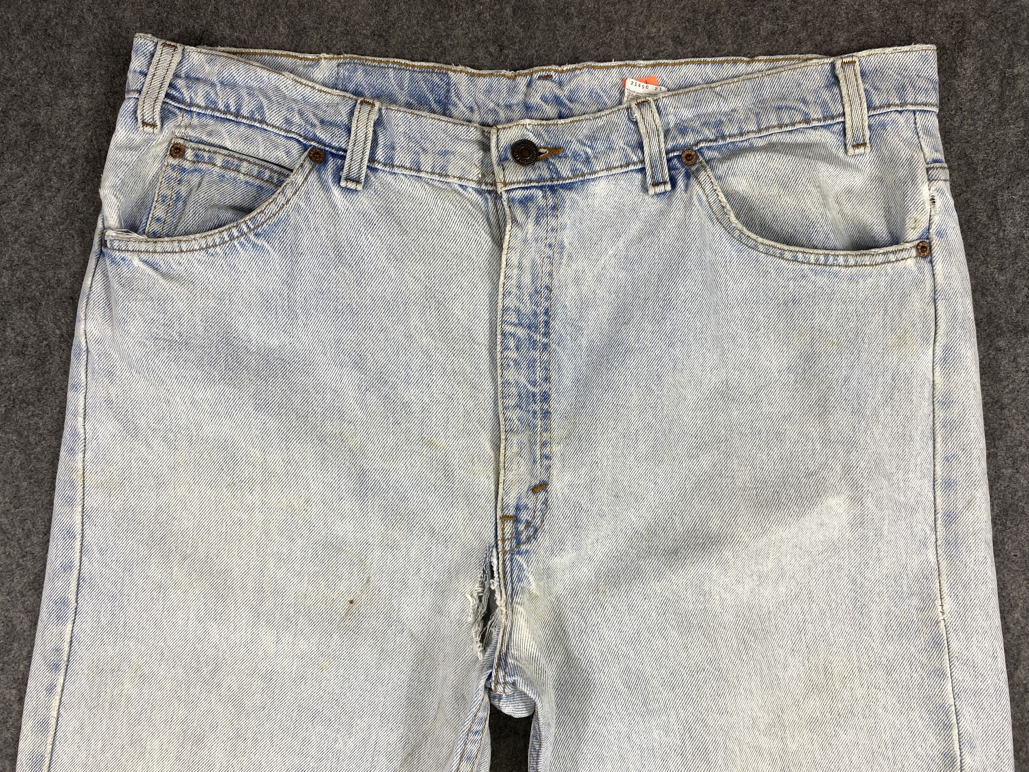 Levi's 90's Light Blue Wash Vintage Levi's 505 USA 39x30.5 -JN1719 Size US 39 - 3 Thumbnail